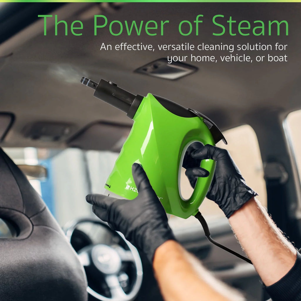 H2O STEAMFX PRO Multi-Purpose Steam Cleaning System with 2pk Floor Pads D370