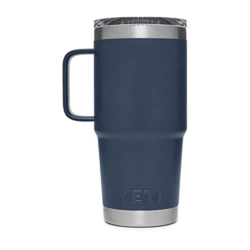 YETI Rambler 20 oz Stainless Steel Travel Mug with Stronghold Lid L9345