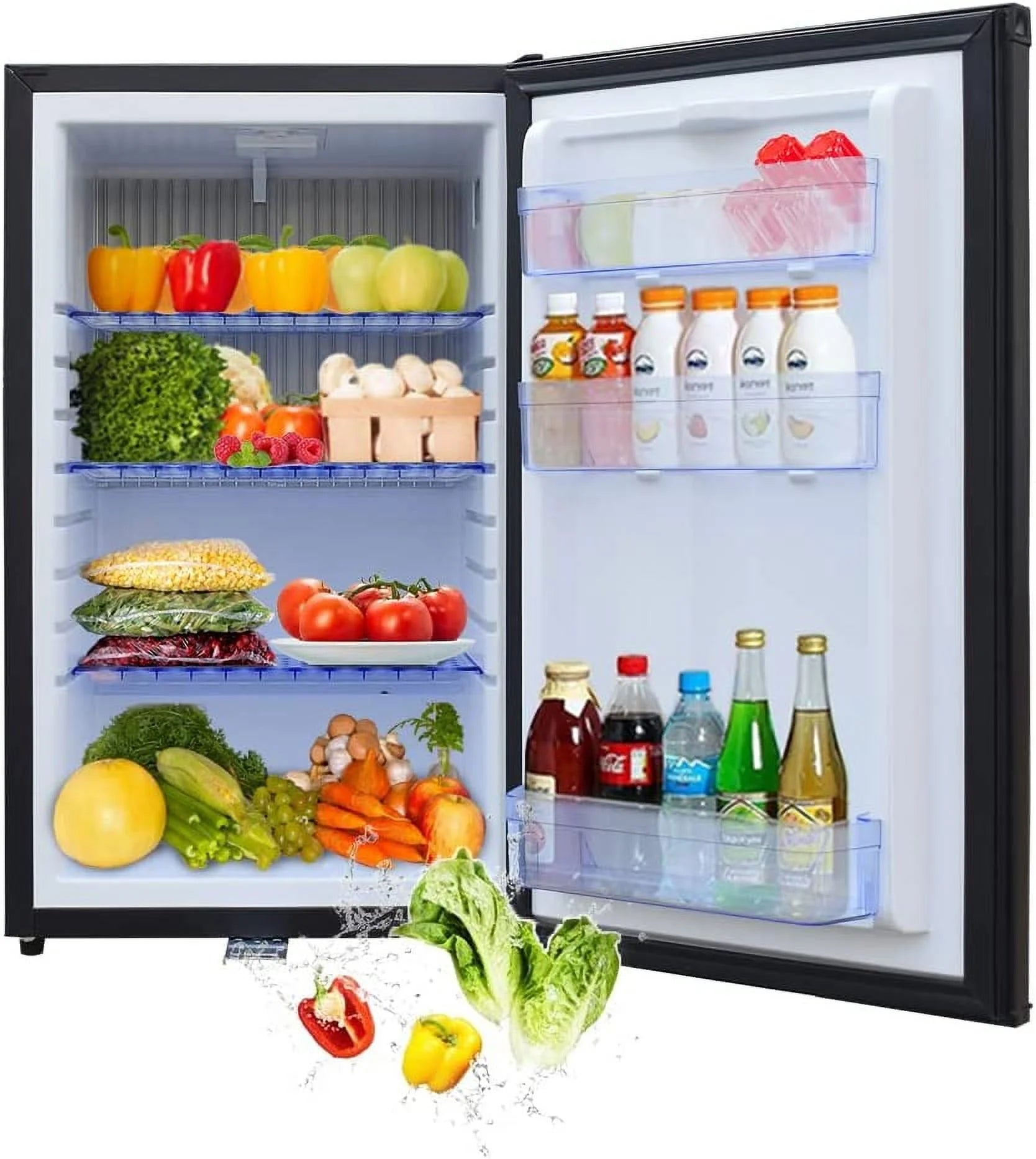 SMETA 1.7 Cu Ft Portable Absorption Mini Fridge with Lock D597430
