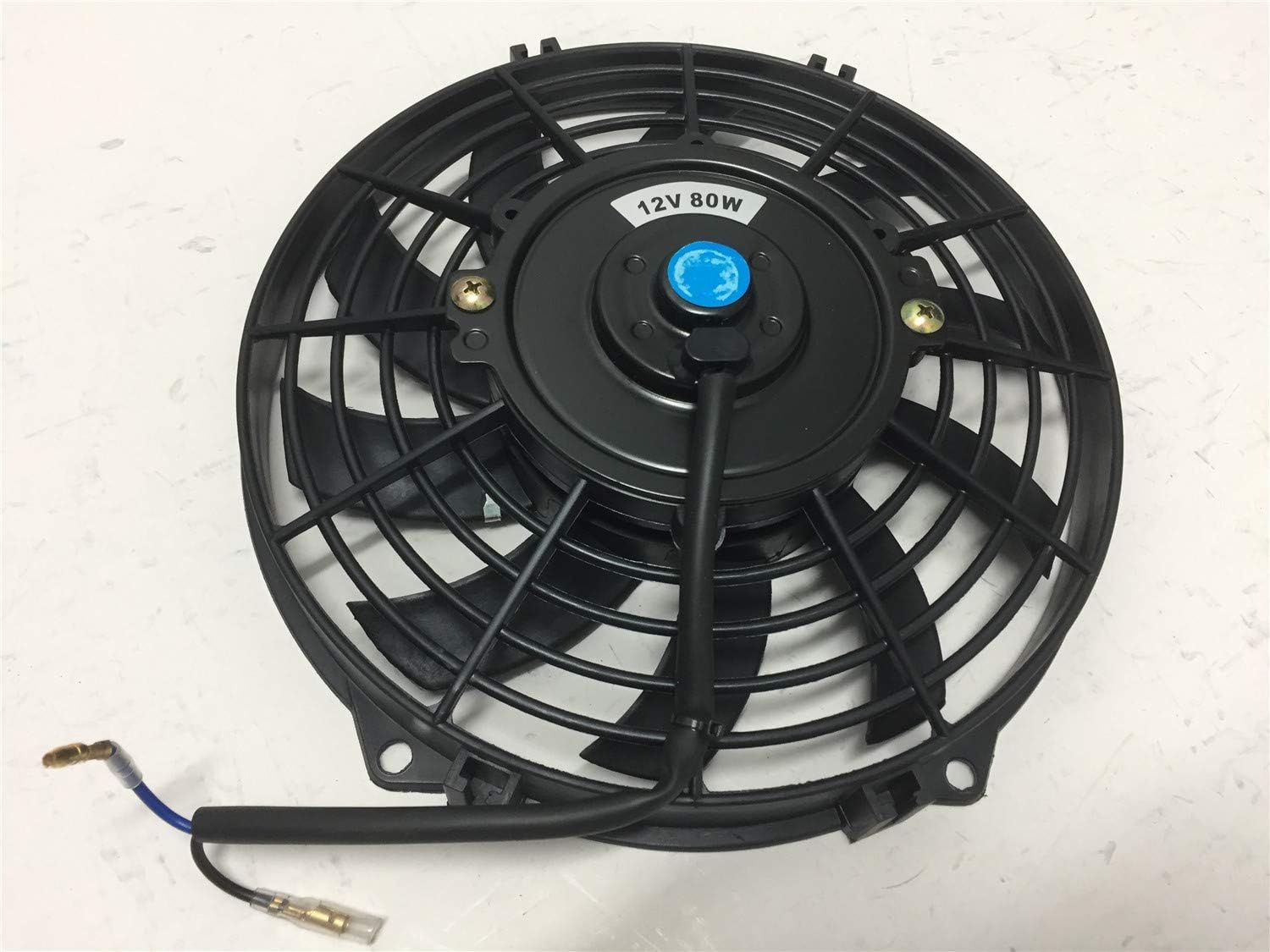 Radiator Cooling Fans 9 Inch Pull Push Slim Electric Fan with Mounting Kit, 2 Pack D7432