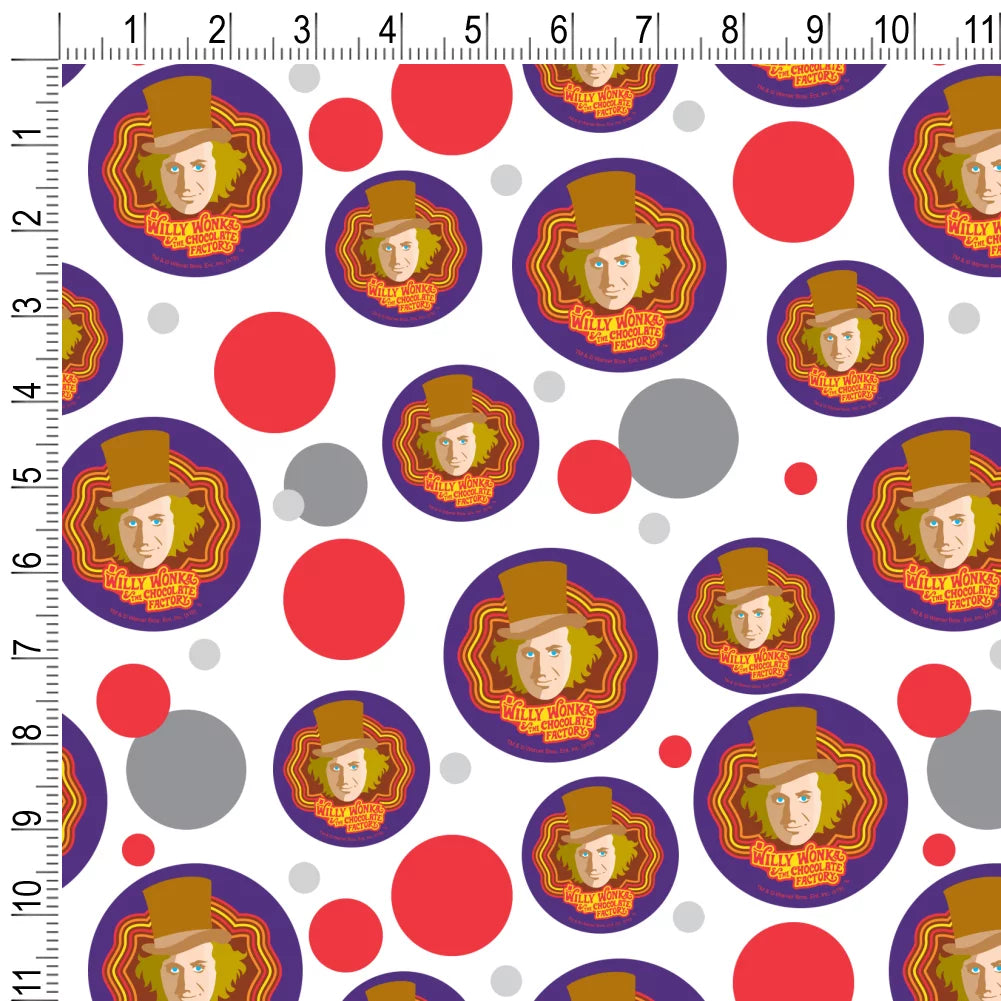 Willy Wonka Premium Gift Wrap Wrapping Paper Roll E414