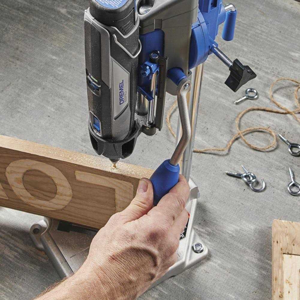 Dremel 220-01 Drill Press Rotary Tool Workstation Stand with Wrench U614476