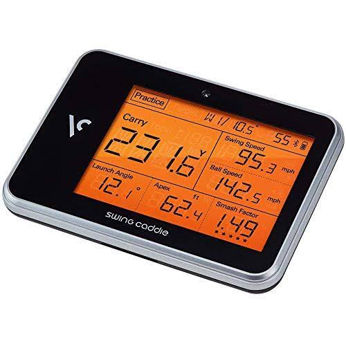 Swing Caddie SC300 Portable Launch Monitor by Voice Caddie Power Bundle with PlayBetter Charger & Case M2465