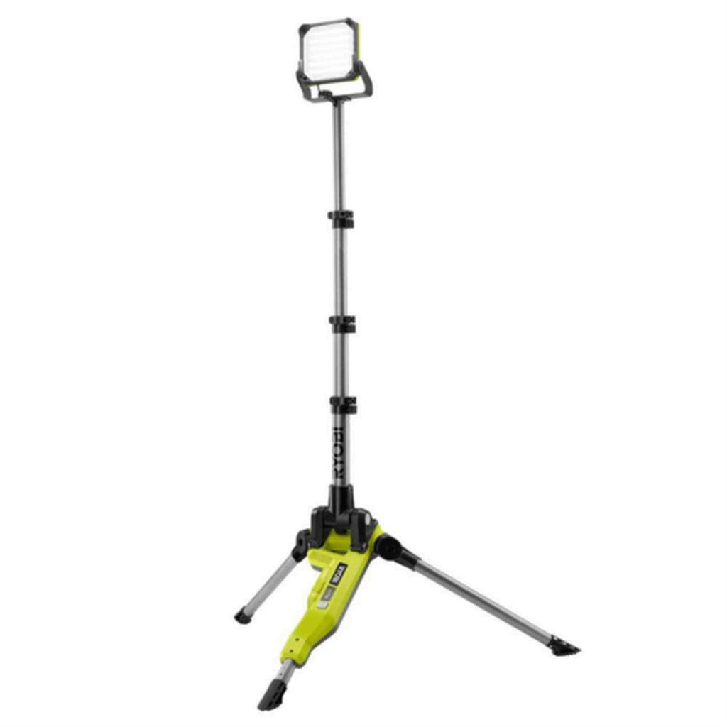 RYOBI ONE+ 18V Cordless Hybrid LED Tripod Stand Light P782 - Shop Hardware Tools Online Store