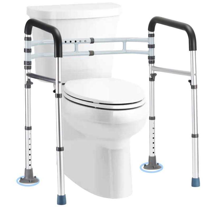 Coelineao FSA/HSA Eligible Toilet Safety Rail Adjustable Detachable Medical Toilet Safety Frame for Elderly, Heavy Duty Toilet Handles for Elderly and - Shop Hardware Tools Online Store