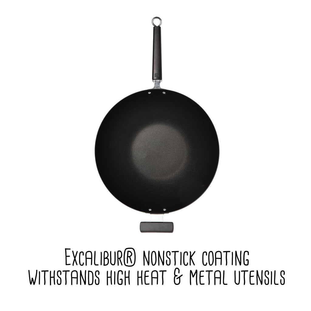Joyce Chen Pro Chef Excalibur Nonstick Wok 14x22 E211