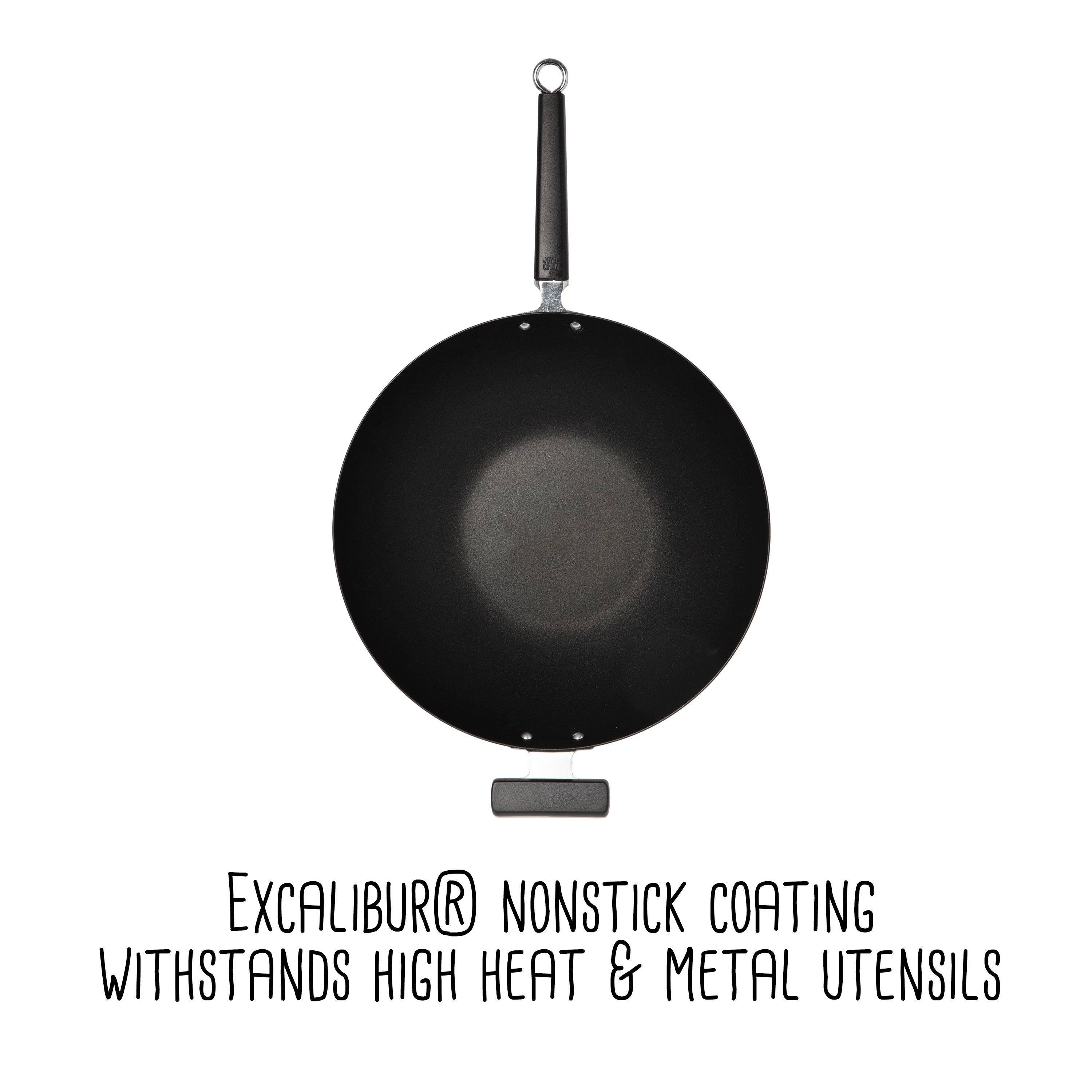 Joyce Chen Pro Chef Excalibur Nonstick Wok 14x22 E211