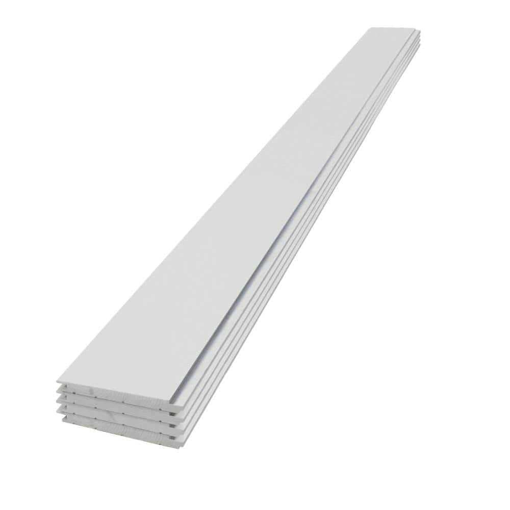 UFP-Edge 1 in. x 8 in. x 8 ft. Timeless Primed White Smooth Pine Nickel Gap Shiplap Board - Shop Hardware Tools Online Store