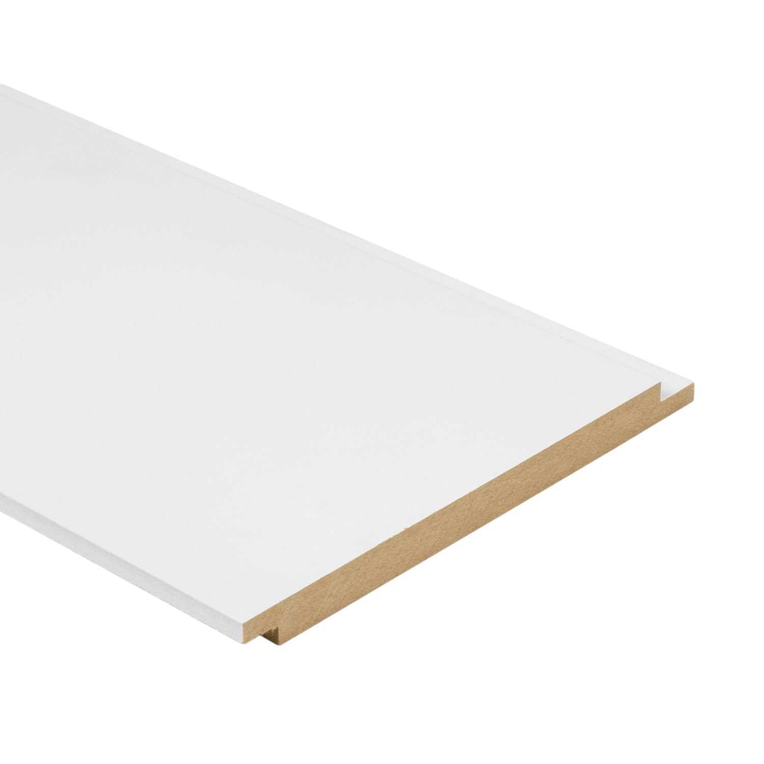 5.25-in x Painted White MDF Shiplap Wall Plank - Shop Hardware Tools Online Store