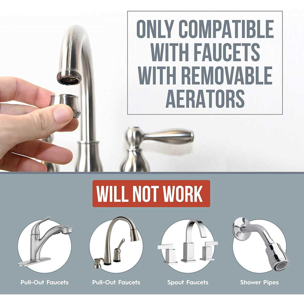 SmarterFresh Sink Hose Sprayer Attachment Hair Washing Handshower Faucet Rinser Q6749