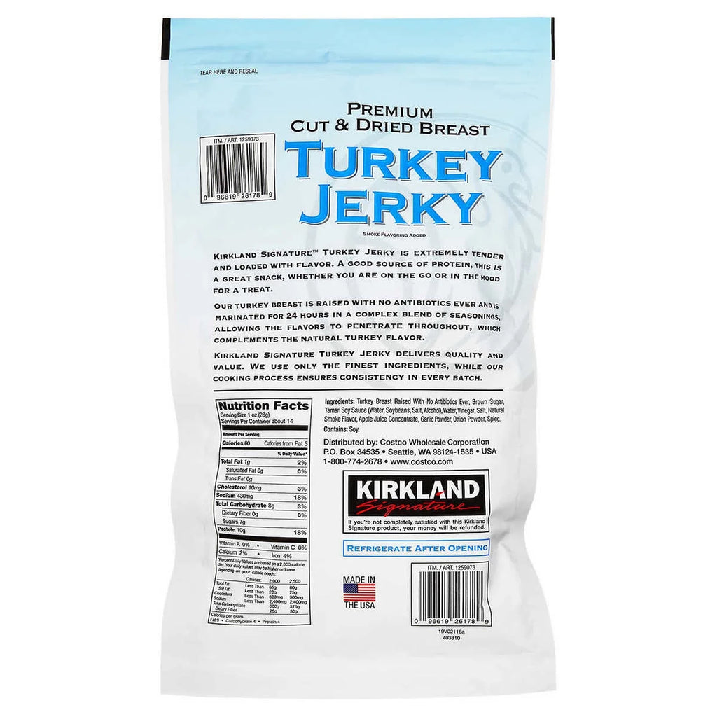Kirkland Signature Turkey Jerky, 13.5 oz W6058