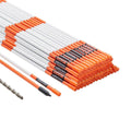 VEVOR Driveway Markers 48 inch Diameter Orange Fiberglass Poles Snow Stakes with Reflective Tape - Shop Hardware Tools Online Store