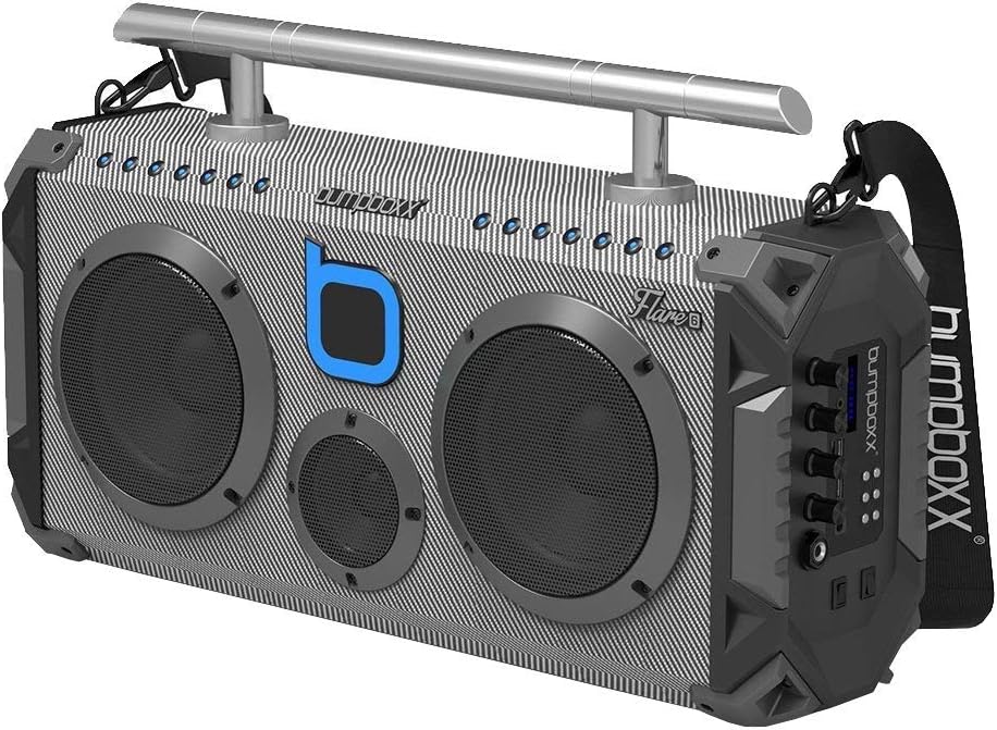Bumpboxx Flare6 Bluetooth Boombox Black Graffiti F757