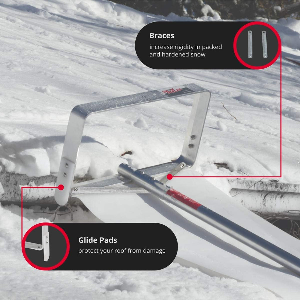 SNOWPEELER Roof Rake for Snow Removal, 30 ft. Reach Z784908