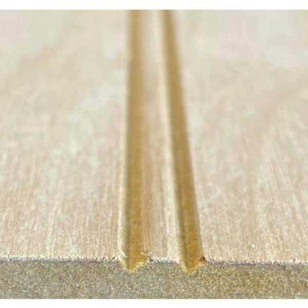 Columbia Forest Products 1/4 in. x 2 ft. x 4 ft. PureBond Beaded Plywood Project Panel Q750