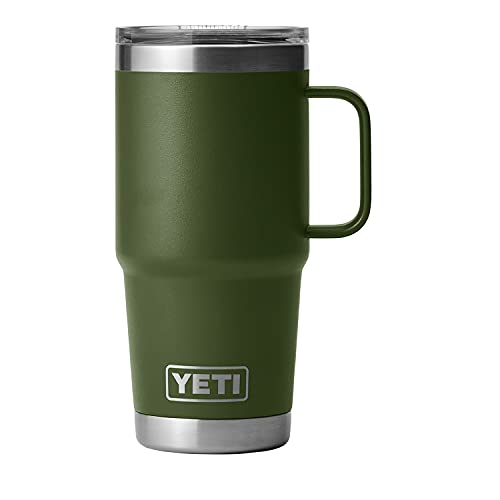 YETI Rambler 20 oz Stainless Steel Travel Mug with Stronghold Lid L9345