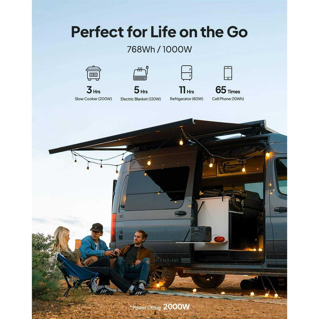 BLUETTI AC70 Portable Solar Generator 768Wh LiFePO4 Power Station I595