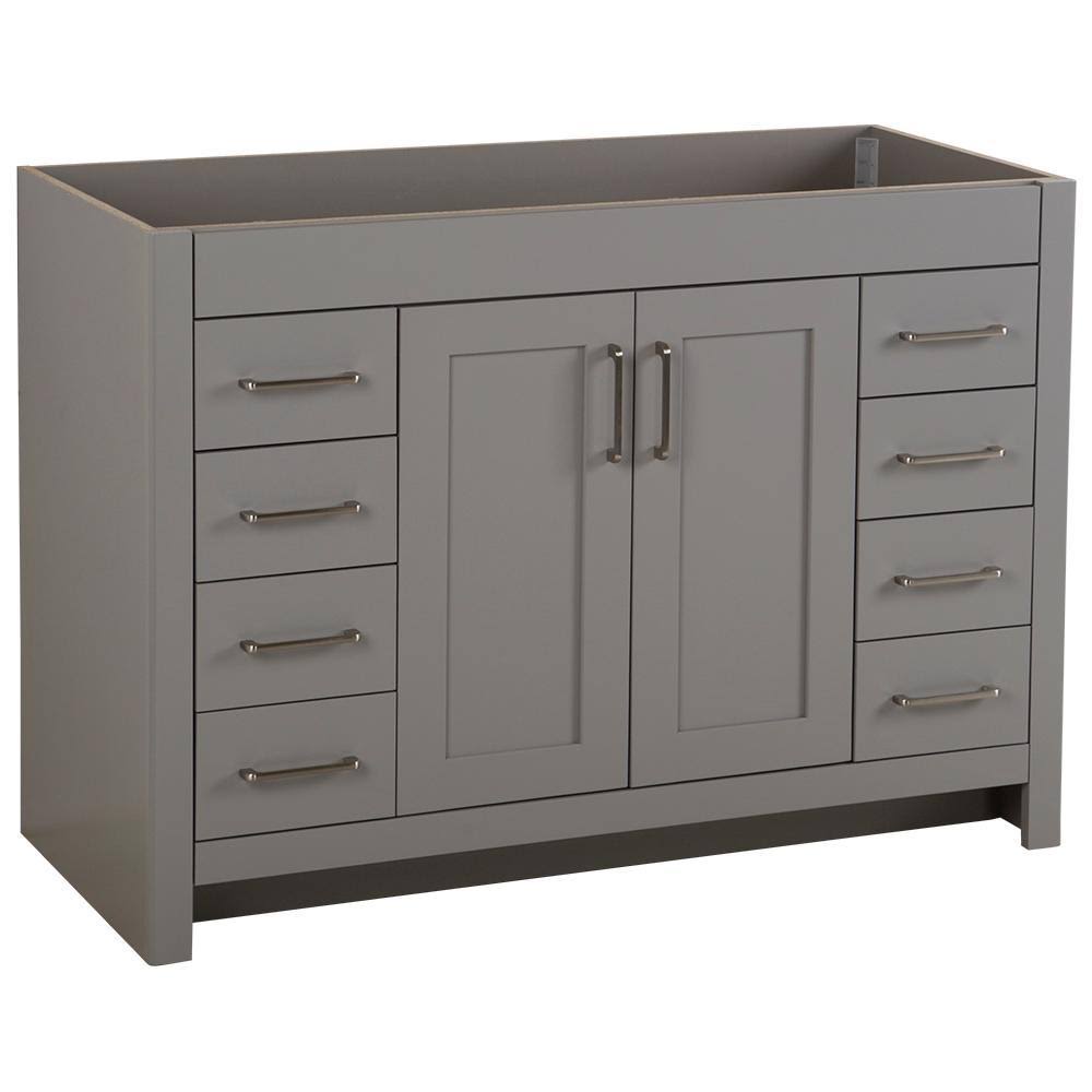 Westcourt 48 in. Bath Vanity Cabinet in Sterling Gray Z840712