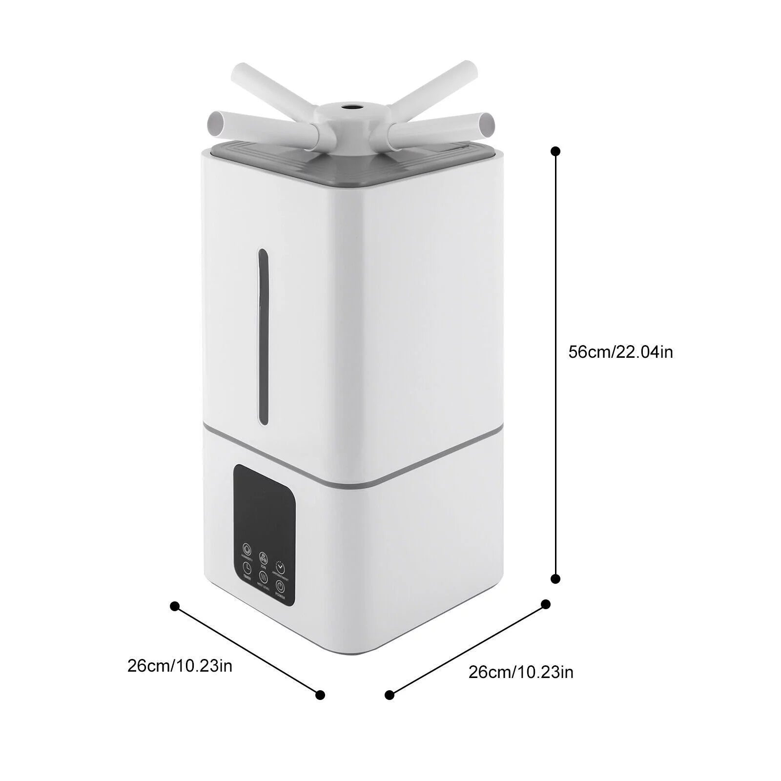 Intelligent Humidifier 3.4gal for Large Rooms, Low Noise F59712