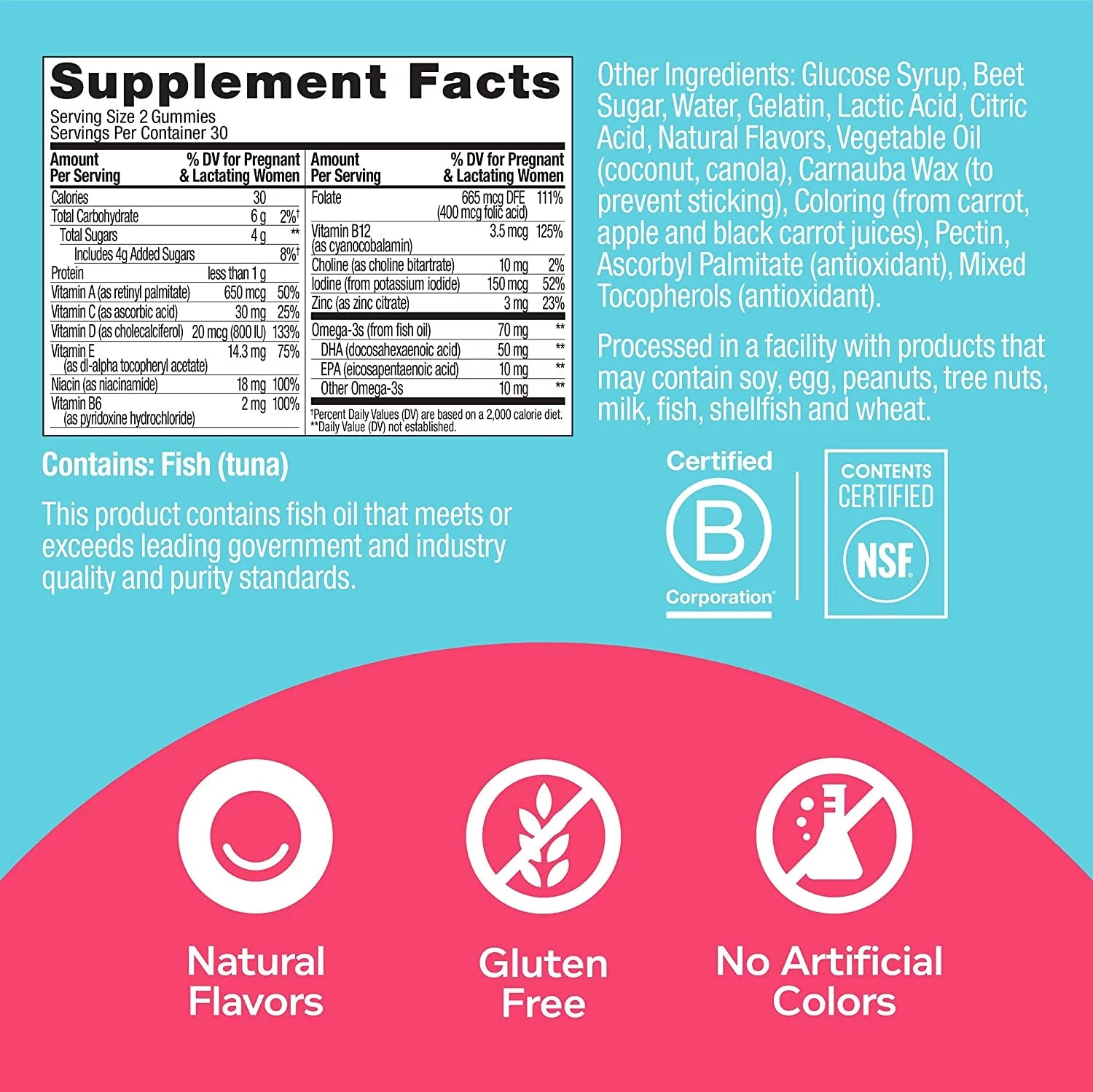 Olly The Essential Prenatal Sweet Citrus 60 Gummies G872