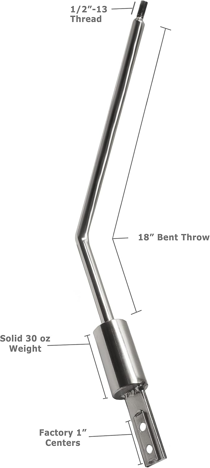 Extra Tall 18" Bent Shifter Lever for G56 Dodge Ram 2500 3500 X987