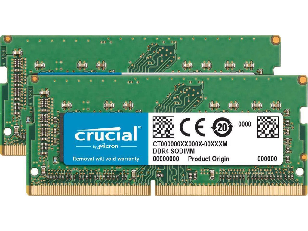 Crucial 64GB (2 x 32GB) DDR4 2666 Unbuffered Memory for Apple U92125
