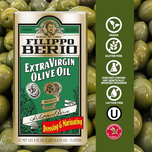 Filippo Berio Extra Virgin Olive Oil, 101.4 oz Tin O848038