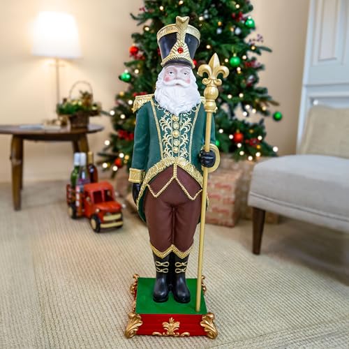 Sunnydaze 3ft Nutcracker Christmas Decoration Polyresin Indoor Outdoor Statue J988408