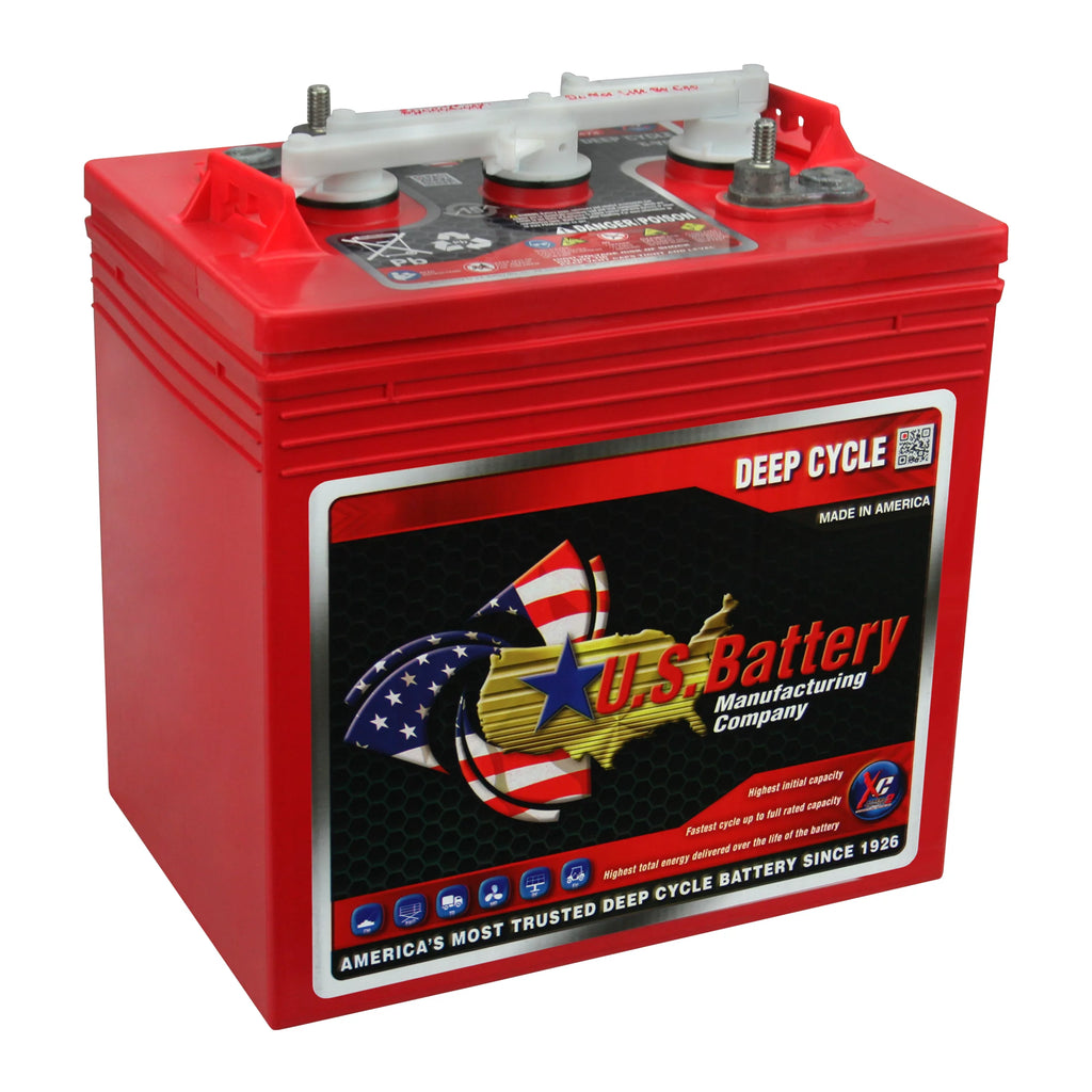US2200XC 6V Deep Cycle Battery for Golf Cart, Solar, Marine, RV - 4 Pack O912