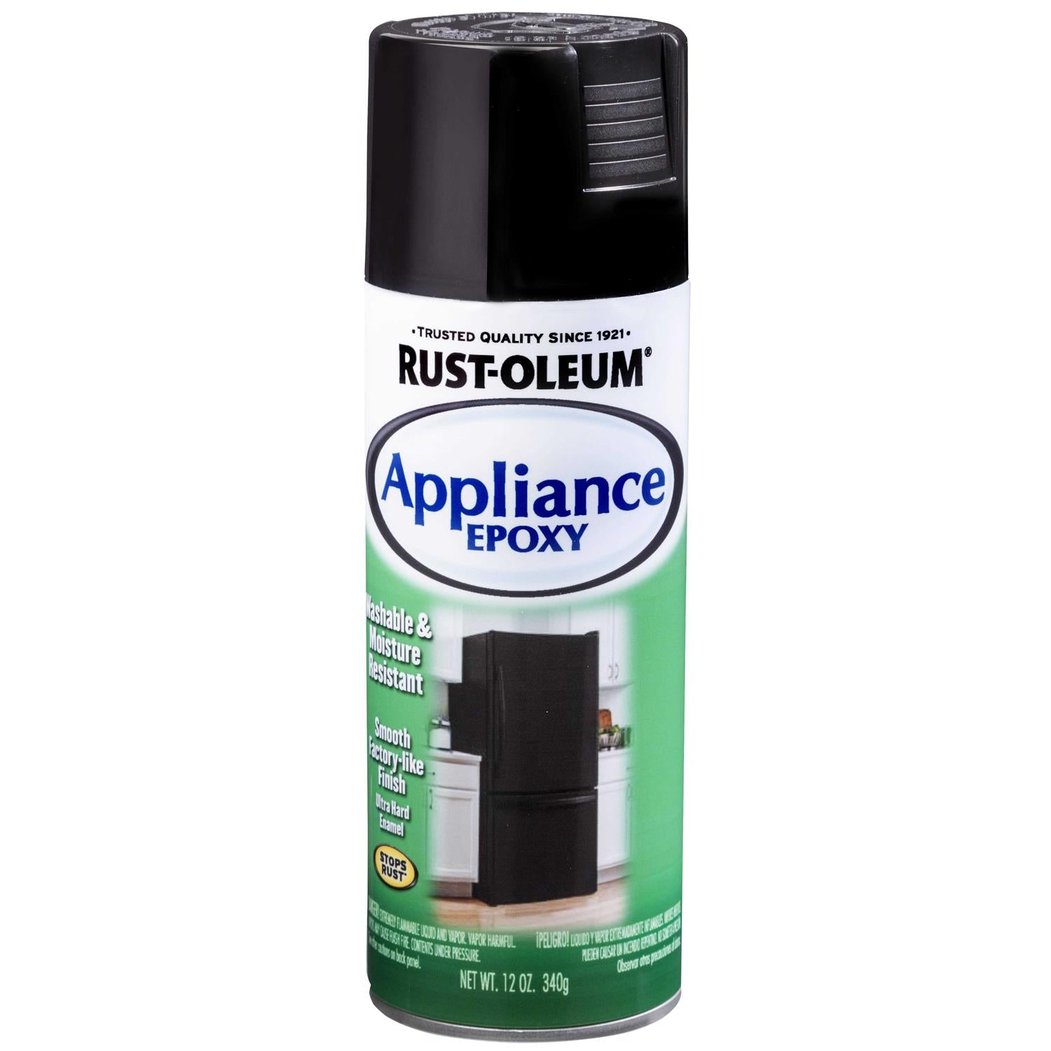Rust-Oleum Epoxy Appliance Spray Paint Black F159768