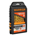 Warrior Titanium Nitride High Speed Steel Drill Bit Set 62281 Factory Sealed - Shop Hardware Tools Online Store