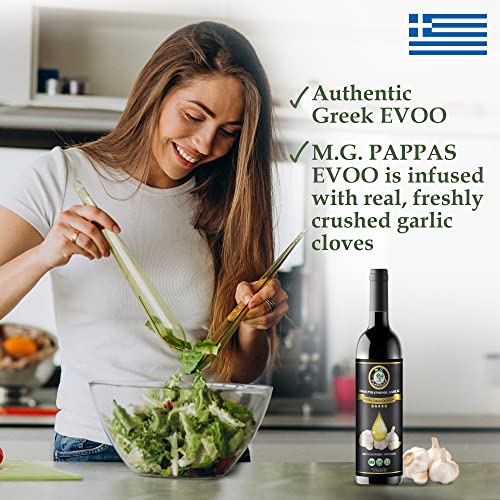 M.G. PAPPAS High Polyphenol Extra Virgin Olive Oil, Cold Pressed & Unfiltered, 12.7 oz O81138
