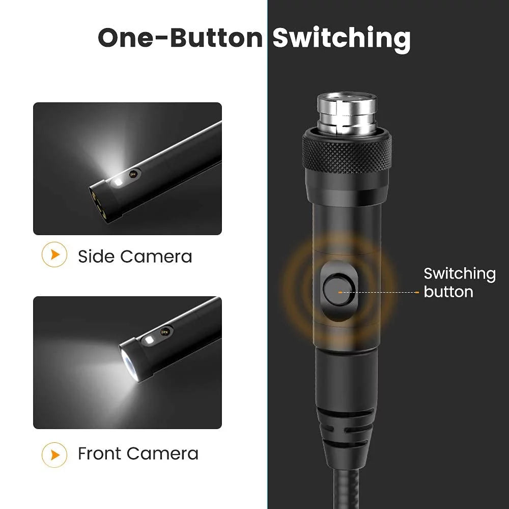 Teslong Industrial Endoscope 8mm 1080P HD Inspection Camera with 5 Inch LCD Screen M5311