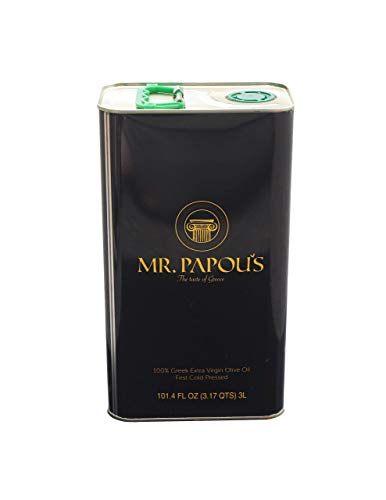 Mr. Papou's Extra Virgin Olive Oil, First Cold Pressed, 3 Liter U990
