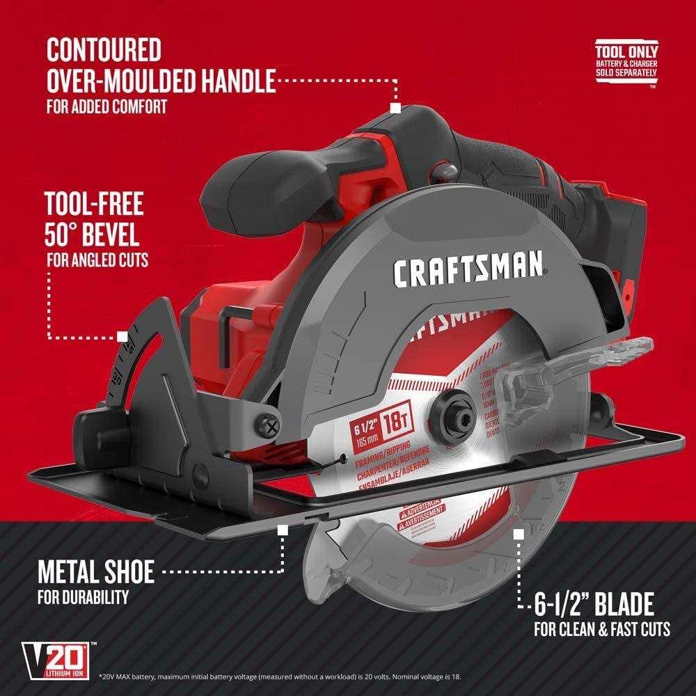 Craftsman V20 Cordless 7 Tool Combo Kit J286