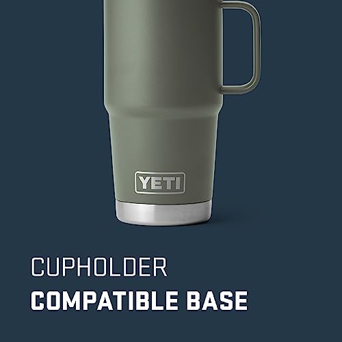 YETI Rambler 20 oz Stainless Steel Travel Mug with Stronghold Lid L9345
