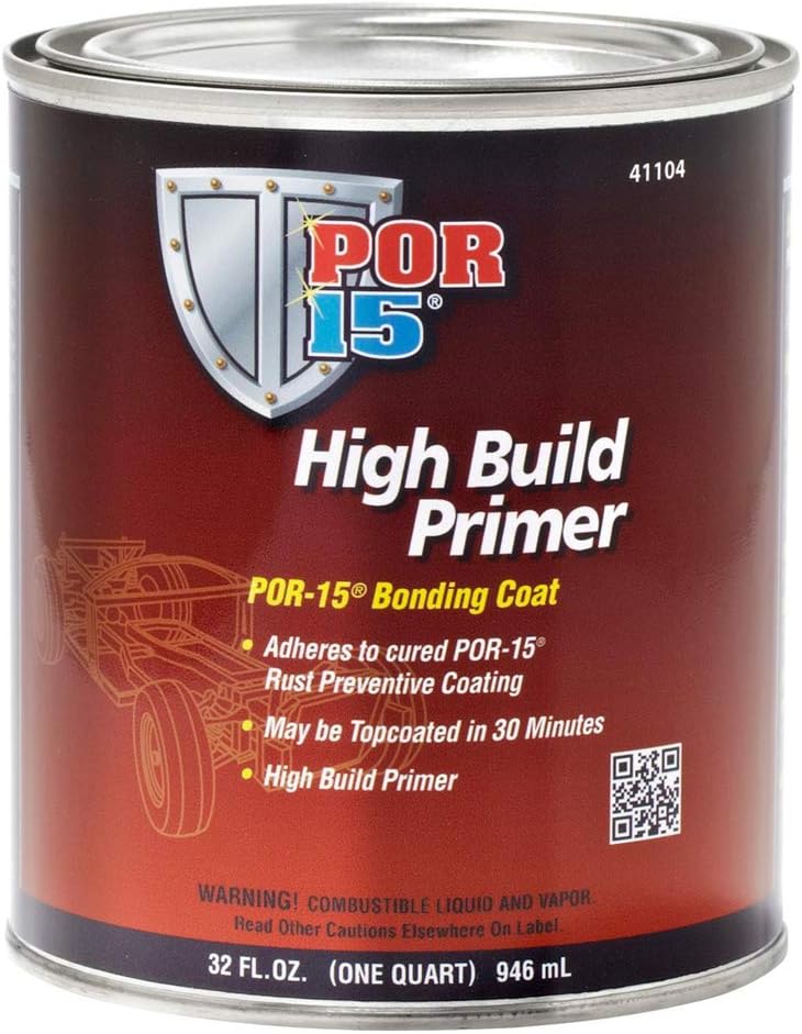 POR-15 High Build Primer 1 gal Sandable Bonding Coat, Pack of 2 E5050