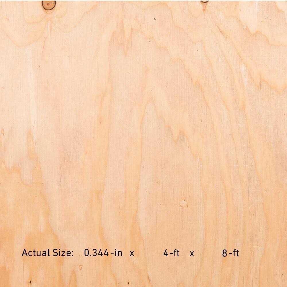 3/8-in x 4-ft x 8-ft Douglas Fir Plywood Sheathing - Shop Hardware Tools Online Store