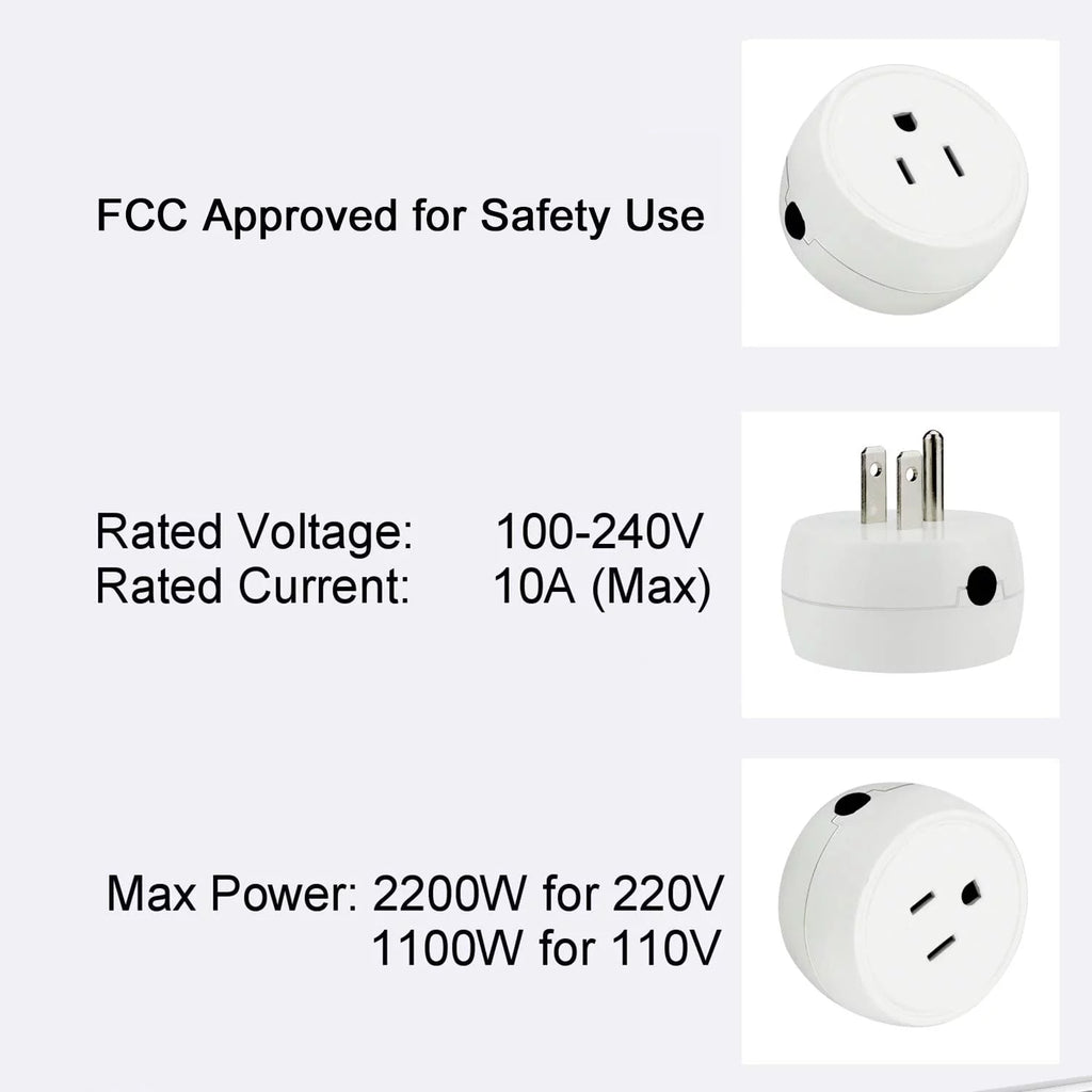 Mini WiFi Smart Plug for Alexa & Google Home, No Hub Required (V06, 1 Pack) L66707