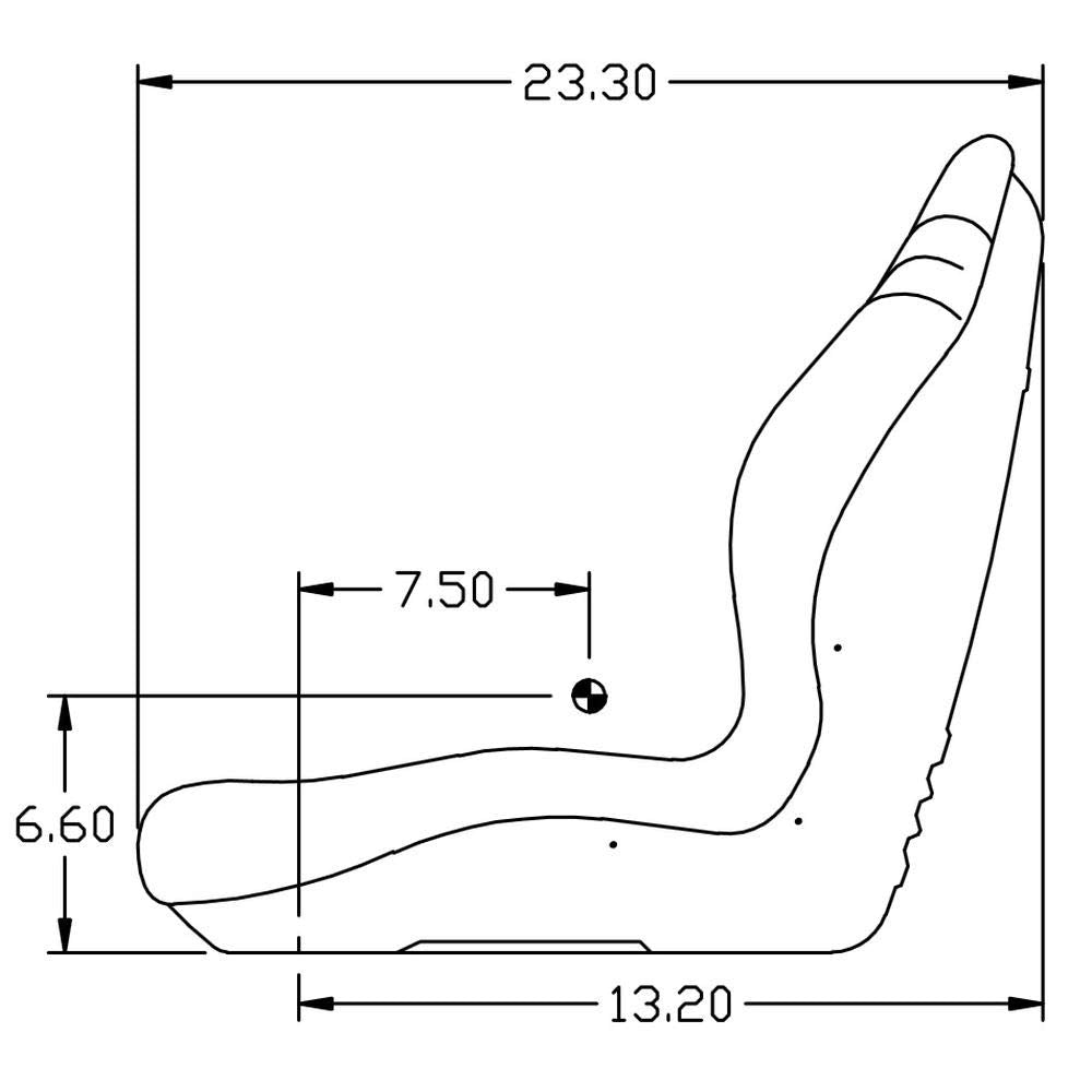 Yellow Seat for John Deere Compact Tractor F951203