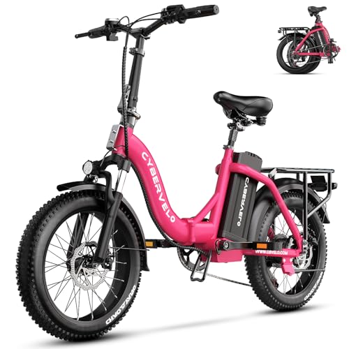 1000W Folding Electric Bike 48V 20.8AH Removable Battery 20" Fat Tire for Adults A175