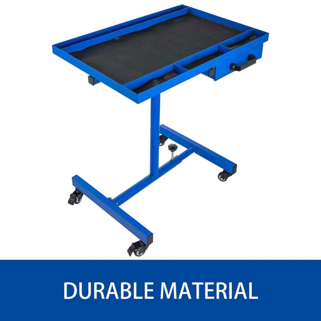 VEVOR Rolling Tool Table 220 LBS Capacity with Drawer, 29x20 Inch Mobile Work Table S5646