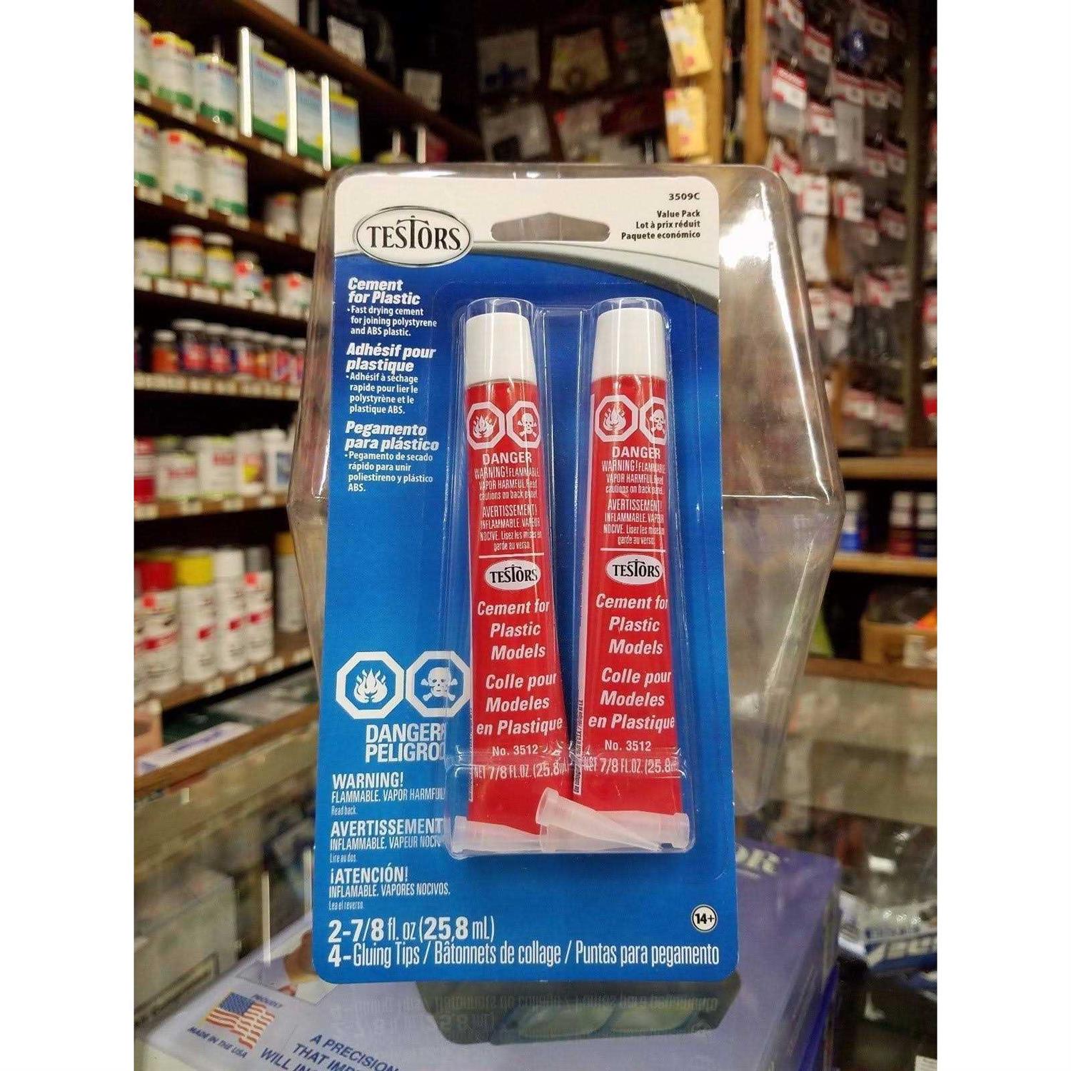 Testors Cement for Plastic Value Pack P82571