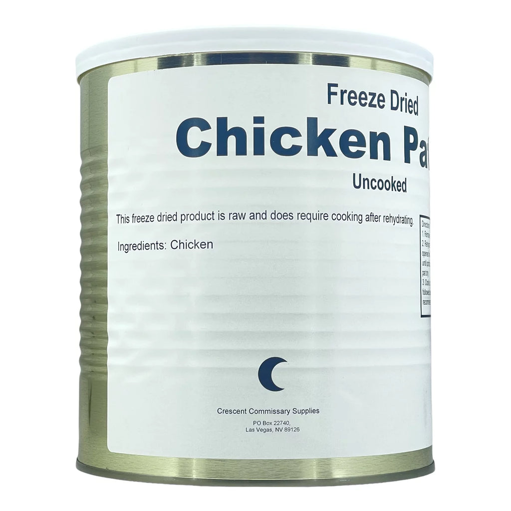 Freeze Dried Chicken Patties Emergency Food - 6 Cans J2338