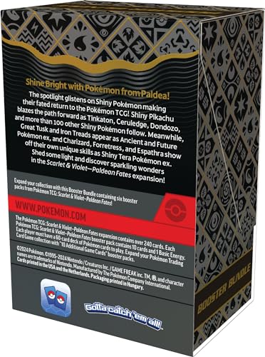 POKEMON TCG Scarlet and Violet Paldean Fates Booster Bundle S9250