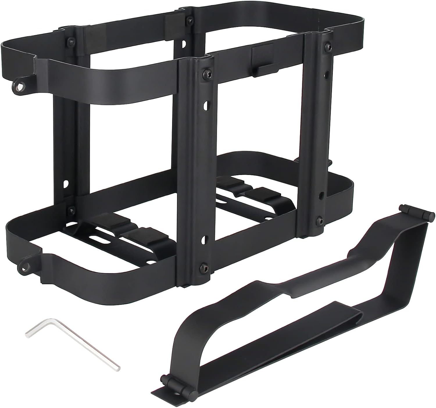 EONLION Gas Can Holder for 5 Gallon Jerry Can, Black, Pack of 2 S689