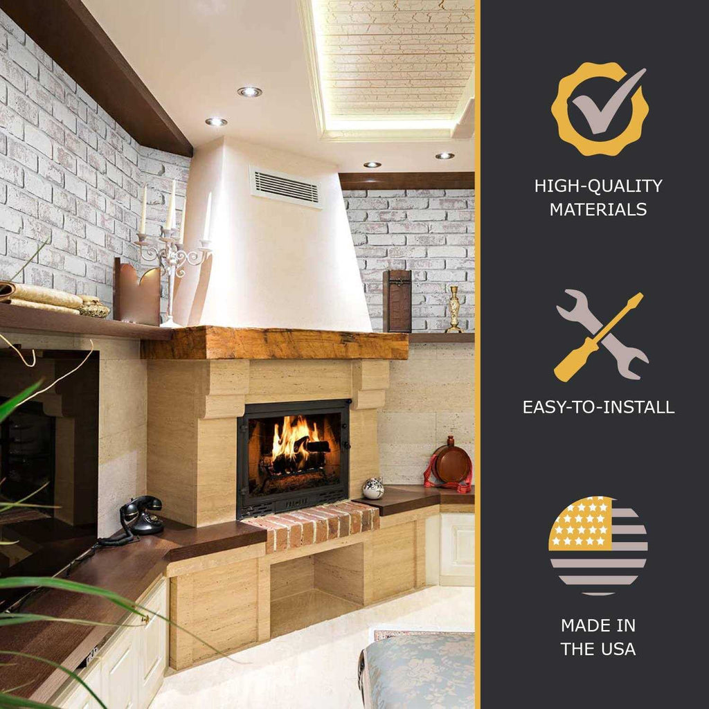 AZ Faux High-Density Polyurethane Faux Brick Wall Textured Panels B5565