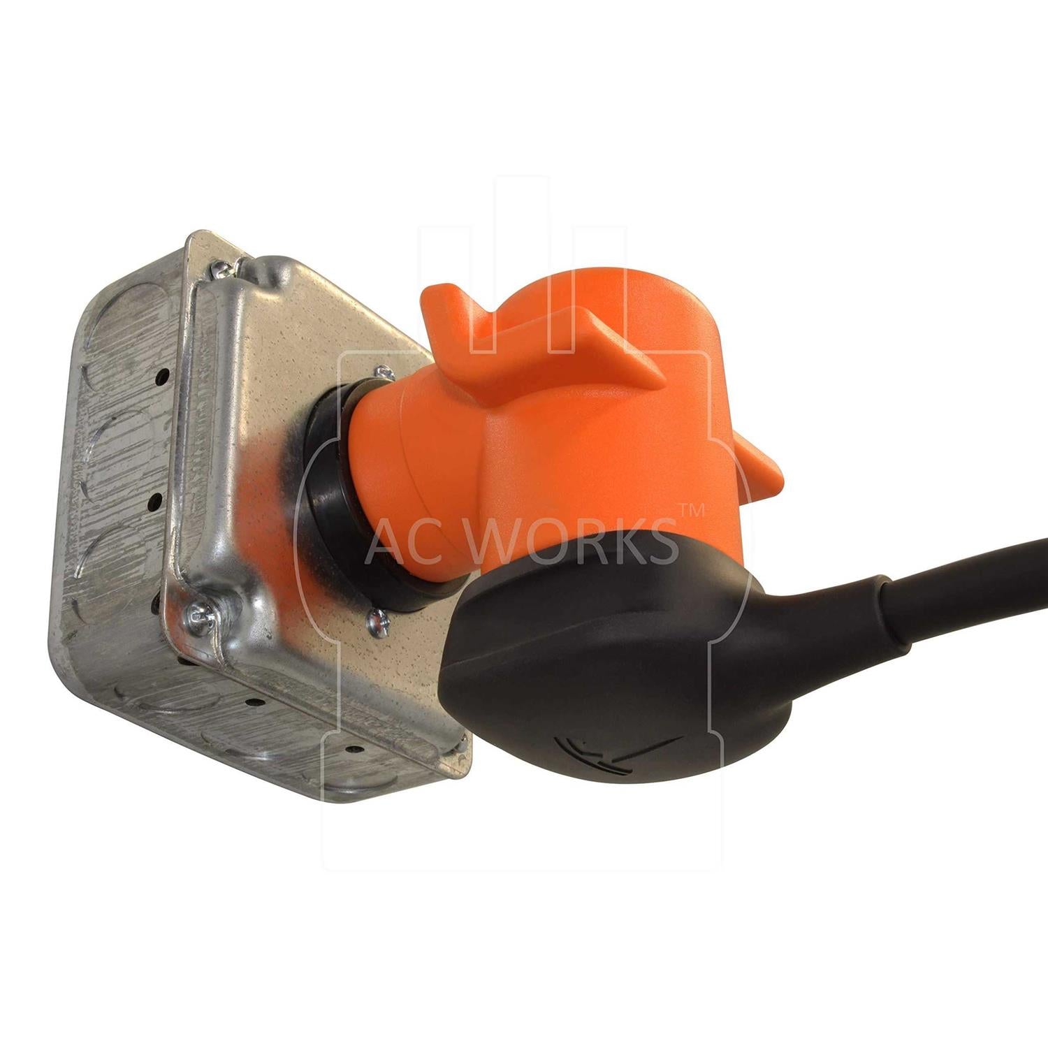 AC WORKS 4-Prong Dryer Adapter 14-50P to 14-30R C18334