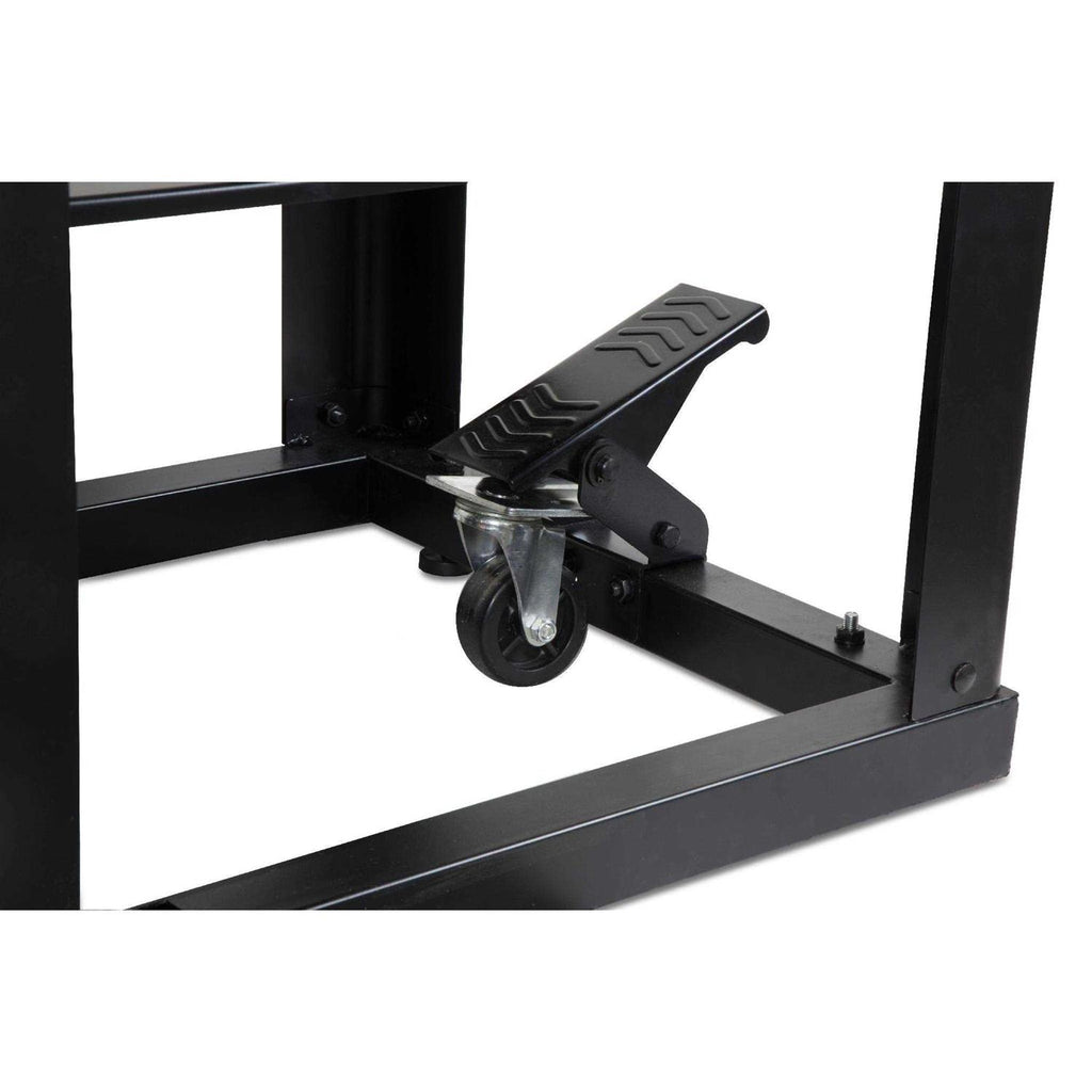 WEN MSA658T Rolling Planer and Miter Saw Tool Stand with Extension Rollers I351359