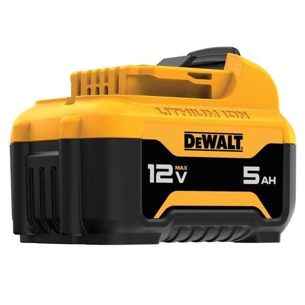 DEWALT 12V MAX 5.0Ah Lithium Ion Battery DCB126-2 B51821